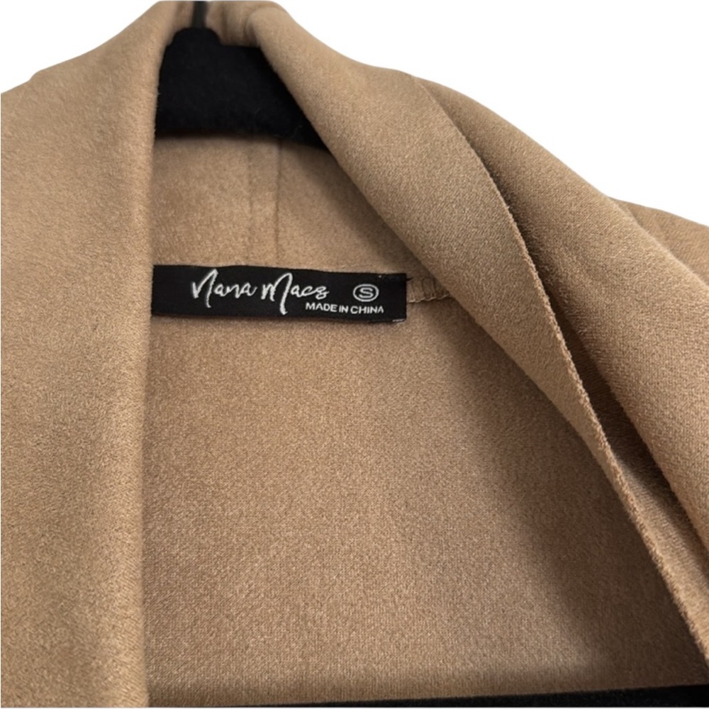 NanaMacs original perfect choice coat (mocha) suede. - Picture 3 of 12